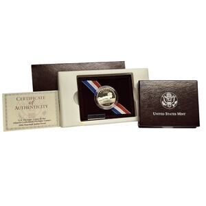 Atlanta 1996 Centennial Olympics Swimming Commemorative Half Dollar Proof Coin